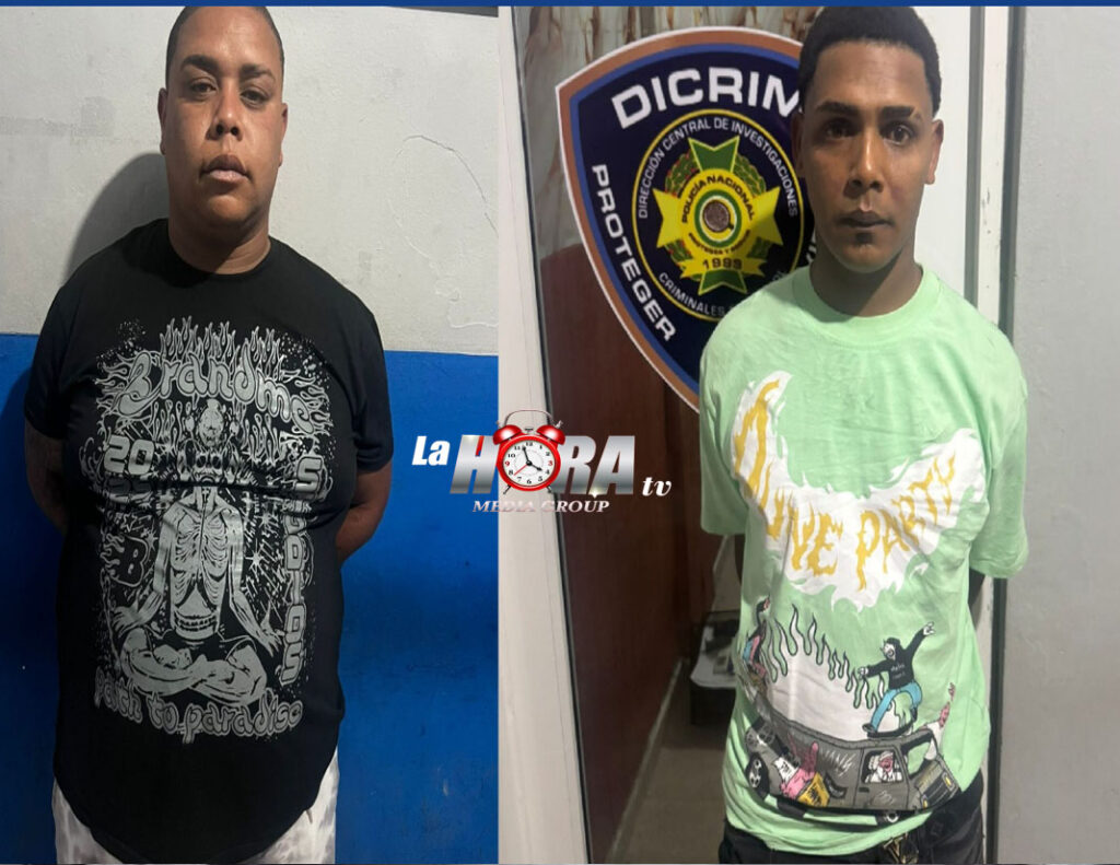 Policía apresa a dos de cuatro presuntos asaltantes de colmado en Navarrete