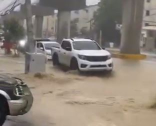 Reportan inundaciones en provincias del Cibao por intensas lluvias