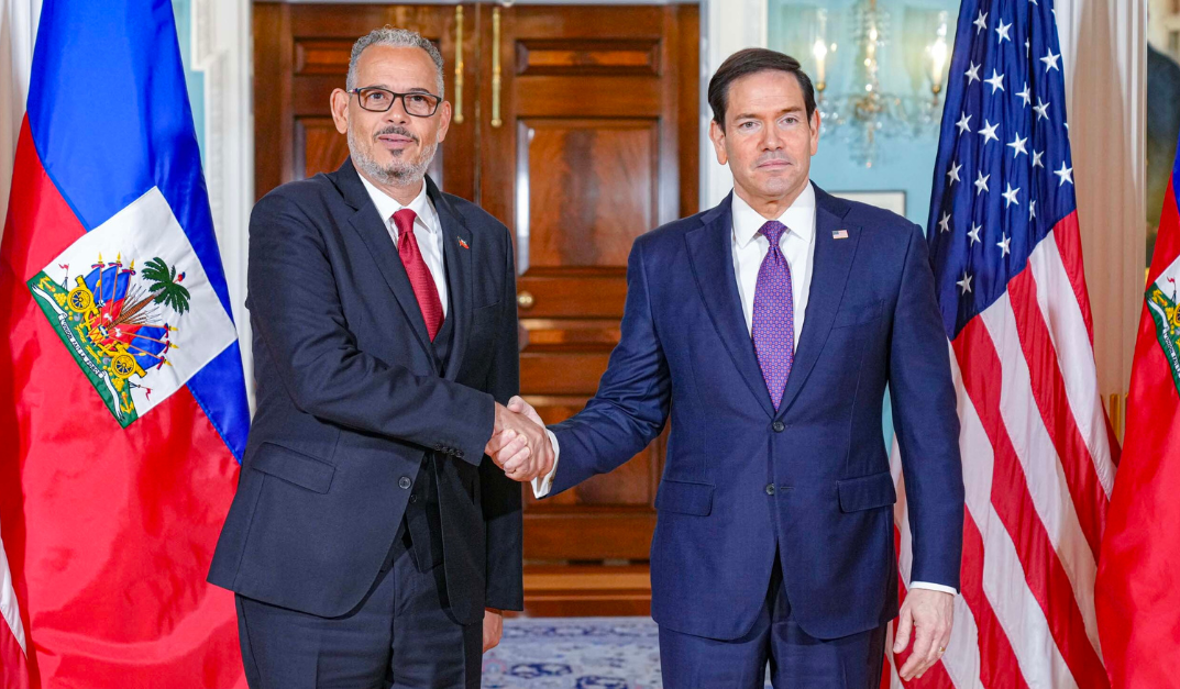 Marco Rubio se reúne con primer ministro de Haití y abordan proceso electoral