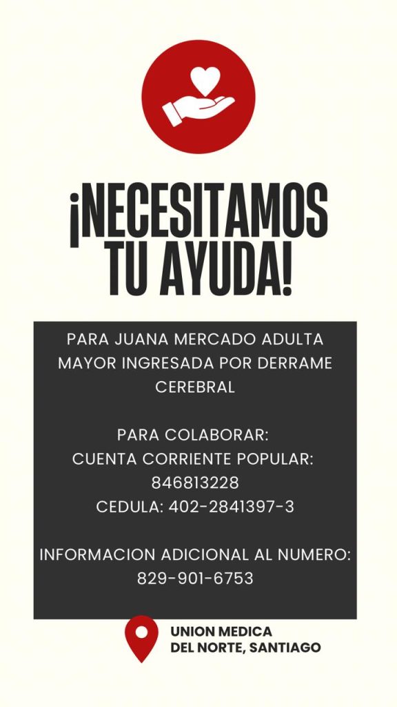 Solicitan apoyo económico para adulta mayor tras derrame cerebral