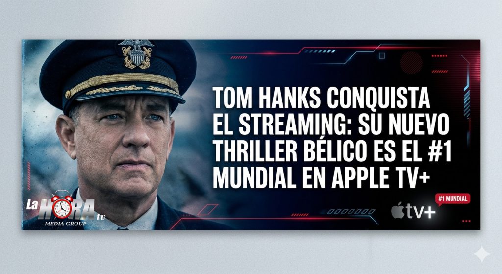 Tom Hanks conquista el streaming: Su nuevo thriller bélico es el #1 mundial en Apple TV+