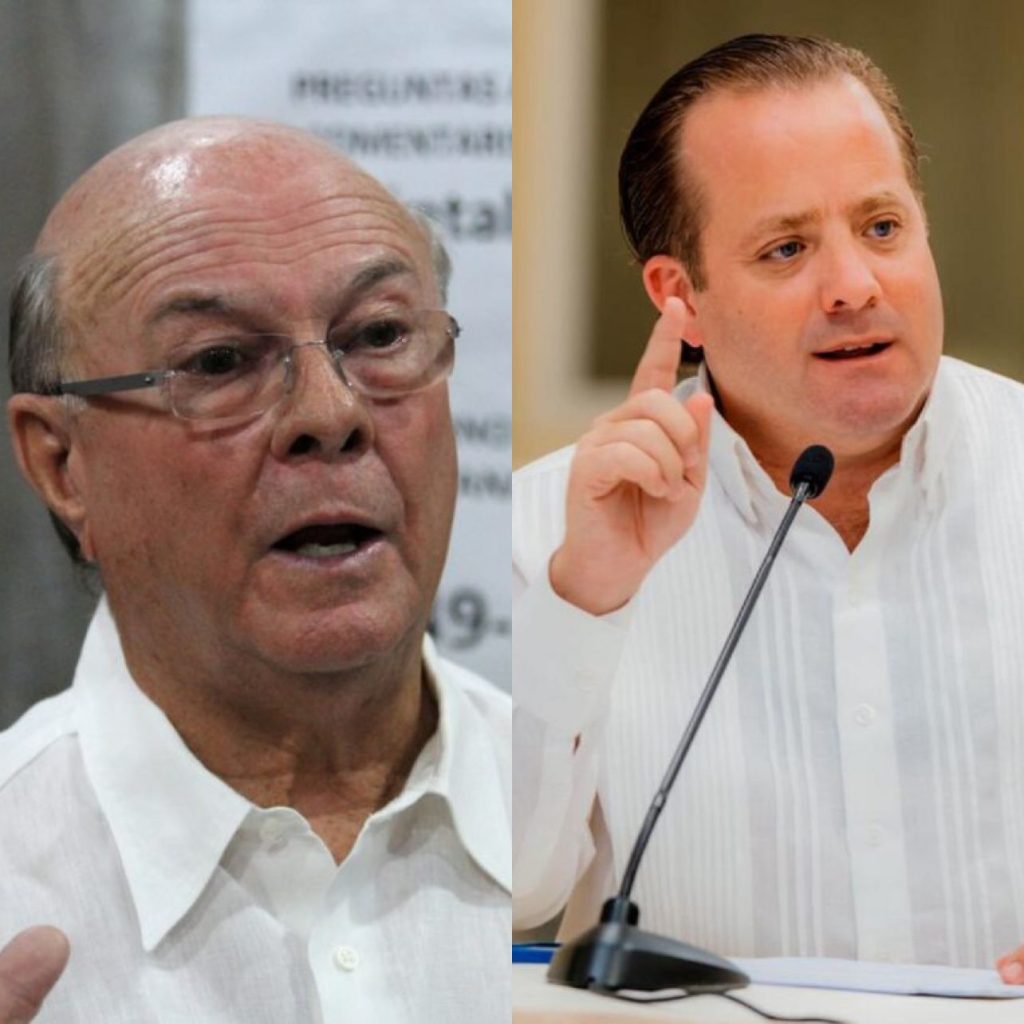 Opiniones encontradas entre Hipólito Mejía y José Ignacio Paliza por reducción de fondos a partidos 