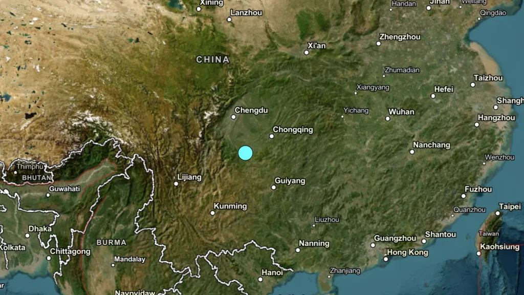 Terremoto de magnitud 5,5 en Sichuan, al centro de China deja 13 heridos leves