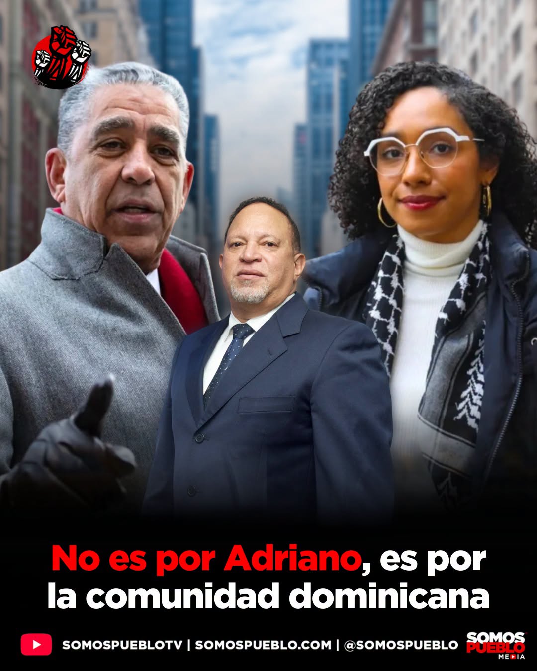 No es por Adriano, es por la comunidad Dominicana