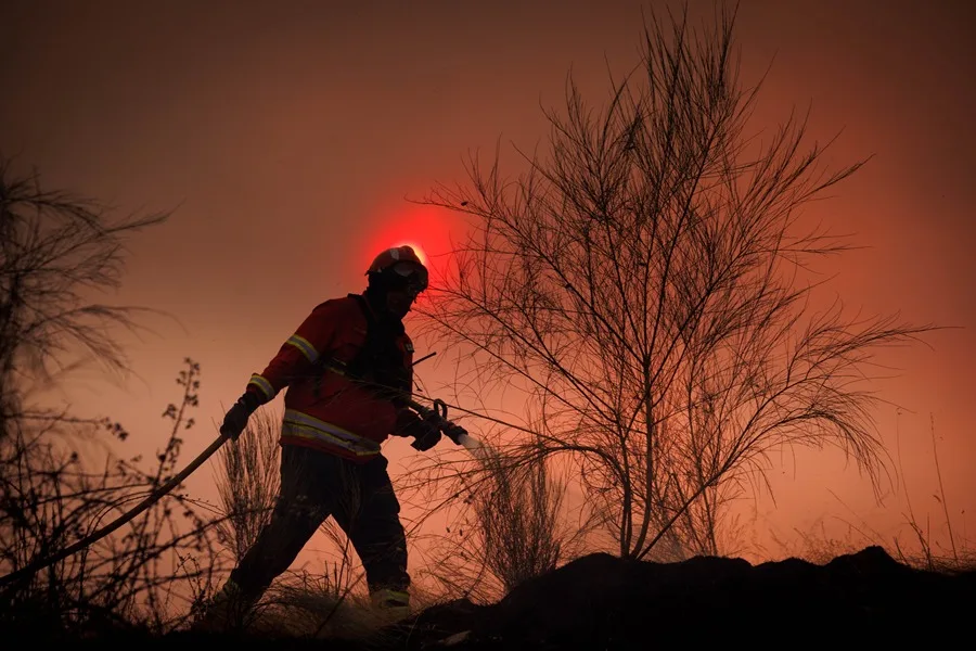 Fuego se extiende por el nordeste de Portugal y obliga a evacuar varios municipios