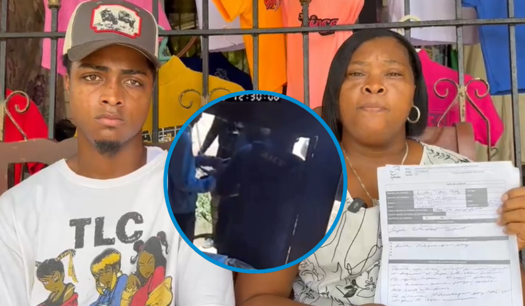 Madre exige respuesta oficial tras denuncia de agresión por agente de Migración a su hijo en Monte Plata