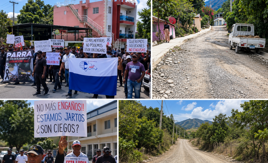Residentes de Parra en Ocoa continúan exigiendo la construcción de su carretera tras 52 años de espera