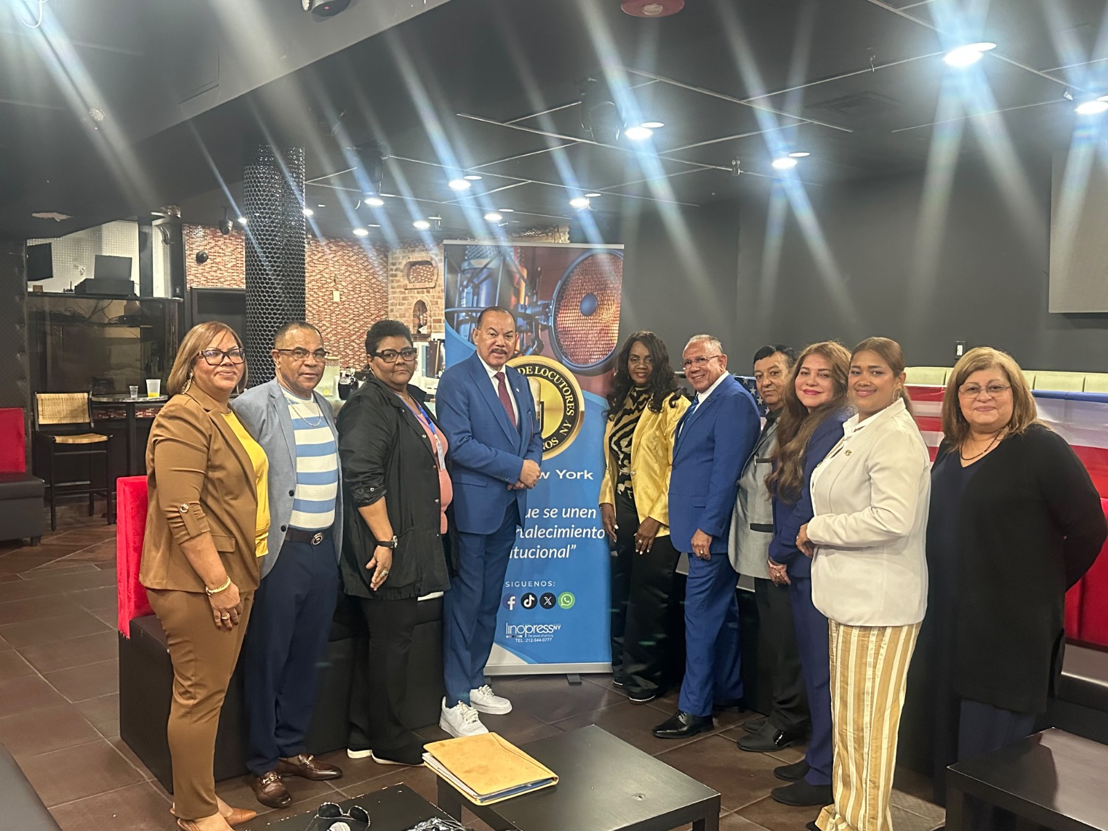Comisión Nacional del Círculo de Locutores Dominicanos, Inc. visita filial New York y presenta planes de proyección hacia 2027