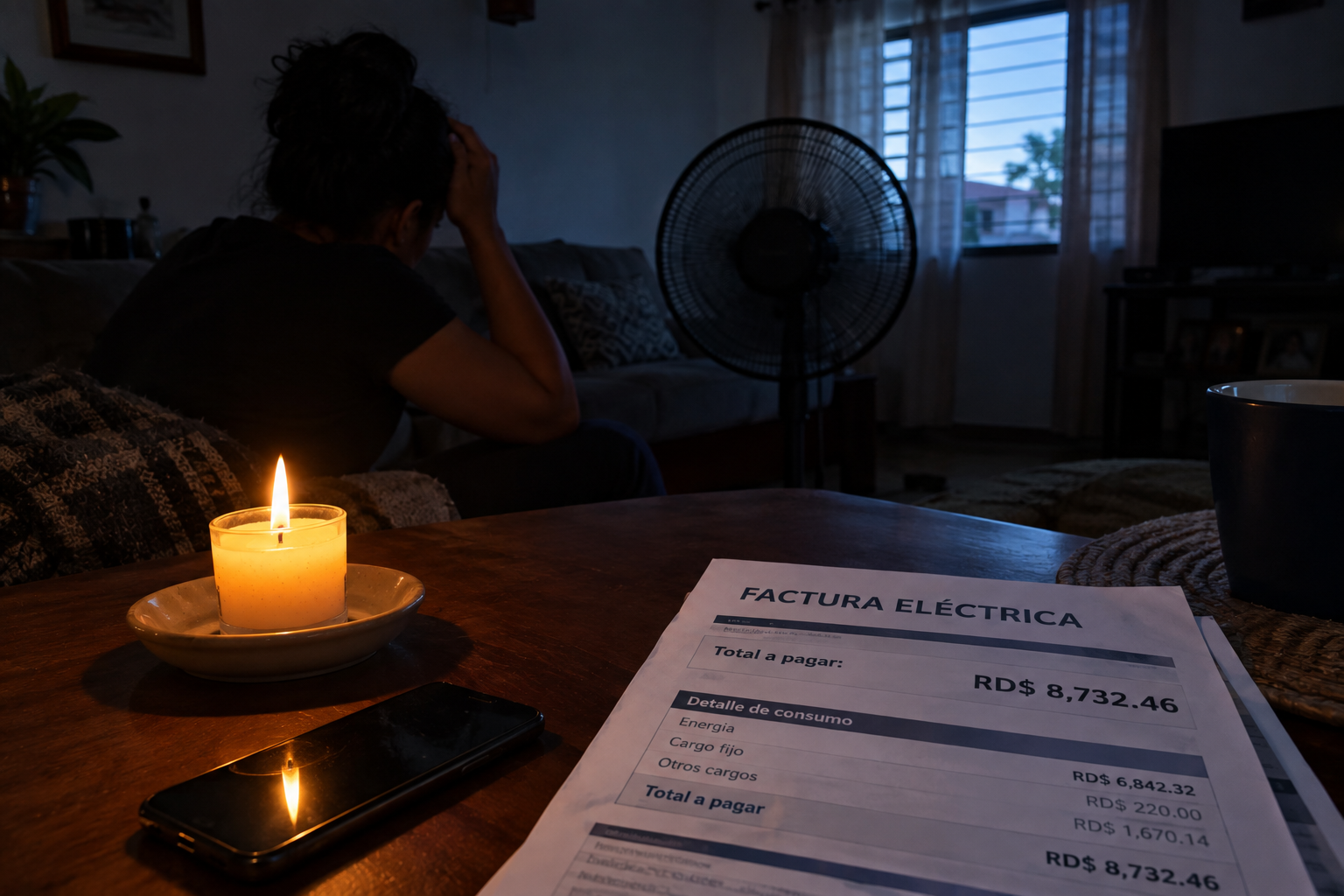 Apagones y altas facturas eléctricas golpean a usuarios en plena temporada de calor