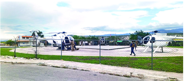 Siete helicópteros de combate de El Salvador llegan a RD para brindar apoyo logístico en Haití